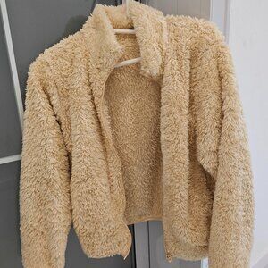 Kids Teddy Fleece Jacket Cozy Winter Coat